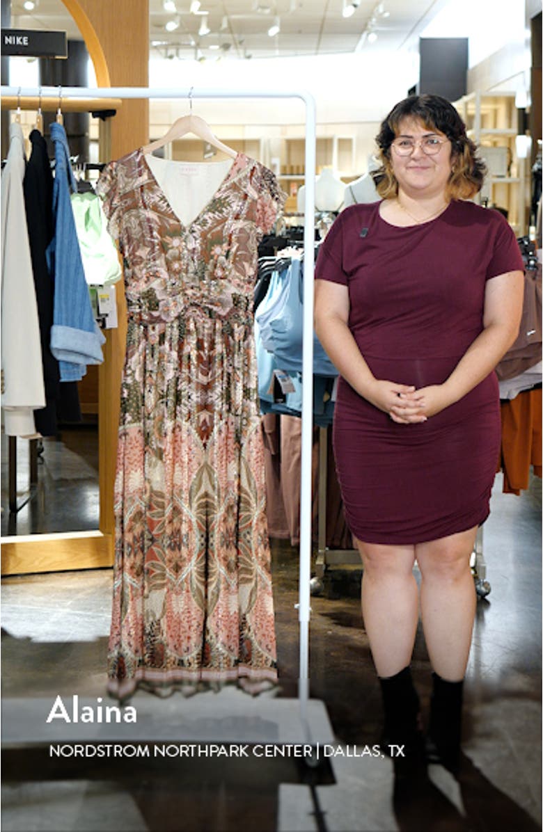 Jennsen Floral Maxi Dress, sales video thumbnail