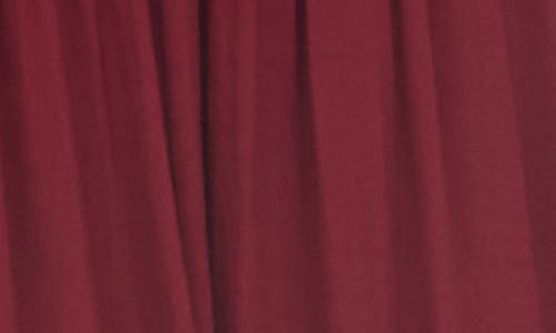 Blu Pepper Smocked Puffed Sleeve Midi Dress In Red