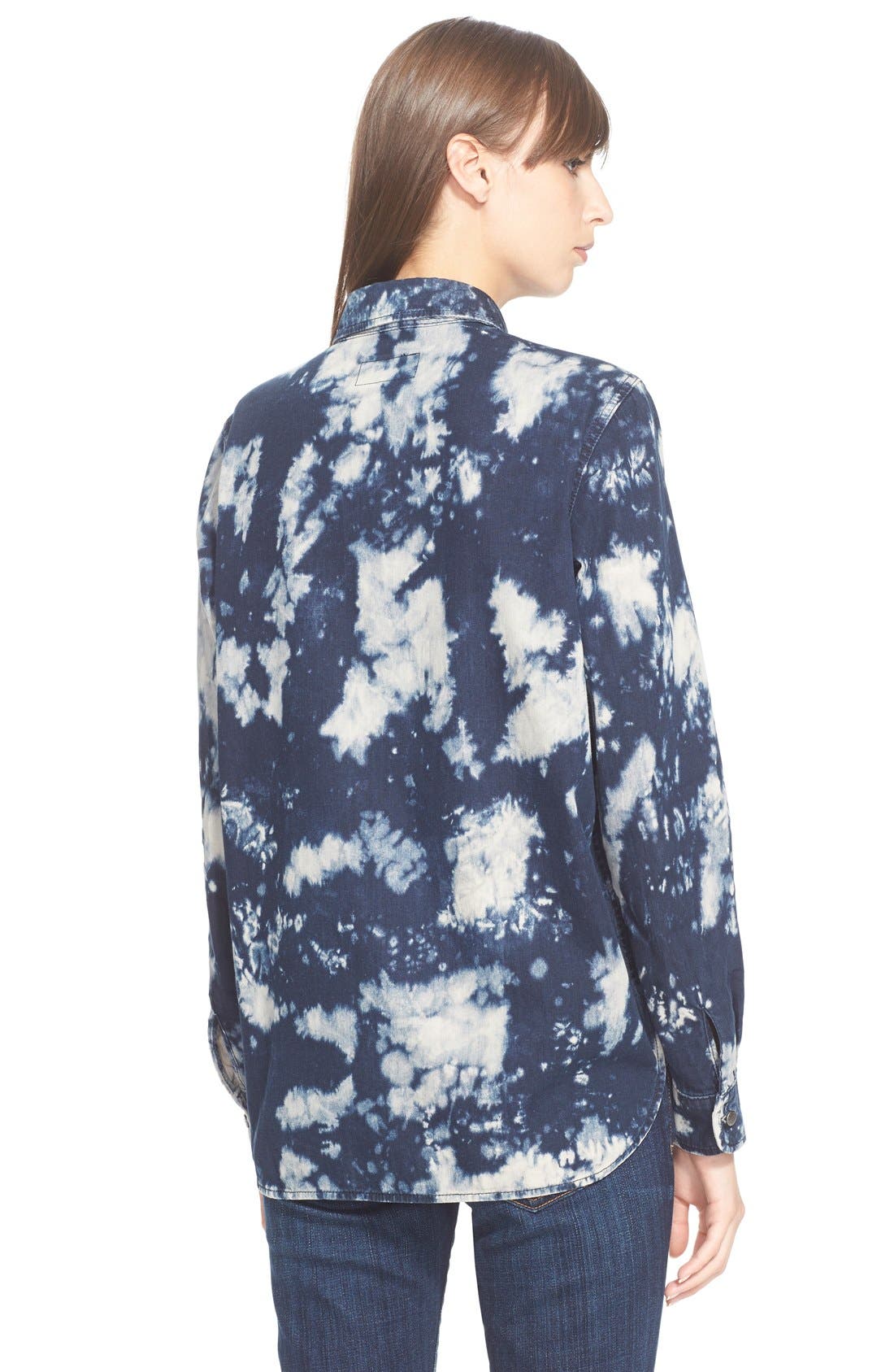 Current/Elliott 'The Perfect Shirt' Acid Wash Cotton Shirt (Women ...