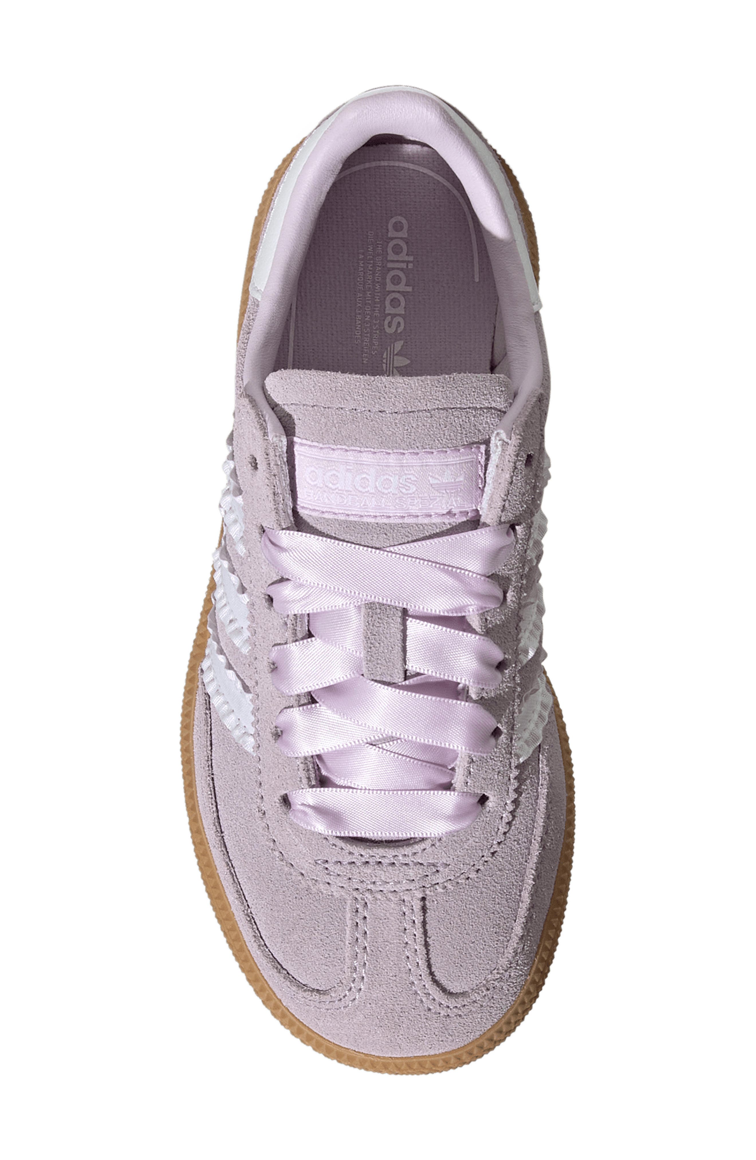 Kids' Handball Spezial Sneaker, Alternate, color, ICE LAVENDER/ WHITE/ GUM
