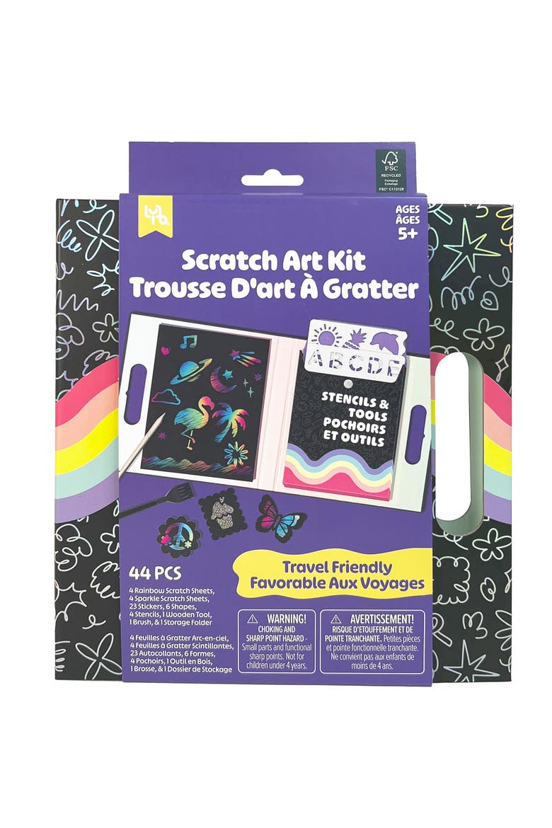 Scratch Art Kit, Main, color, Multicolored