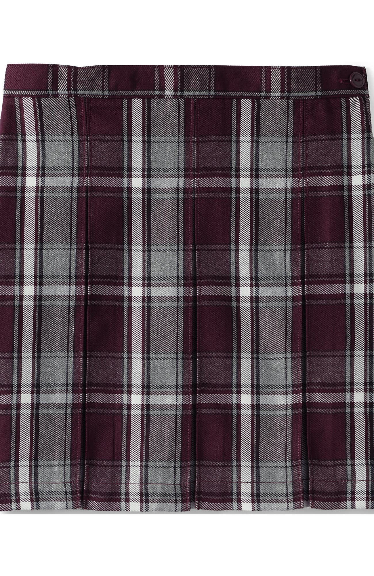 Plaid Burgundy/Gray