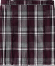 Lands' End School Uniform Girls Plaid Box Pleat Skirt Top of the Knee