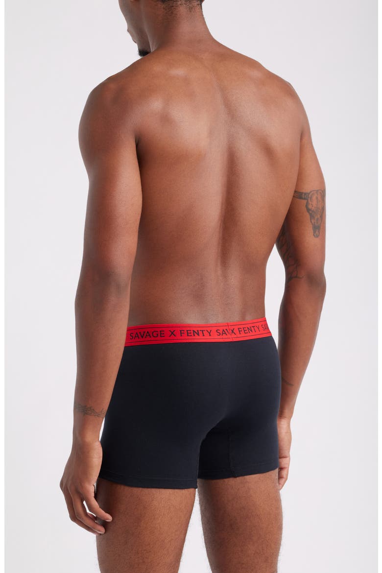 Savage Classics 3-Pack Boxer Briefs, Alternate, color, BLACK CAVIAR/ RED/ LAKE