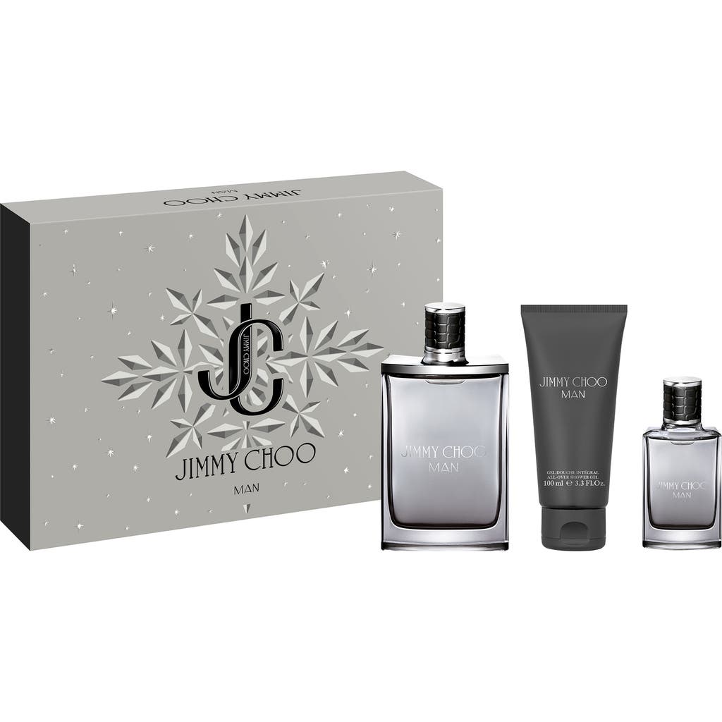 Jimmy Choo Man Eau De Toilette Gift Set $218 Value In Transparent