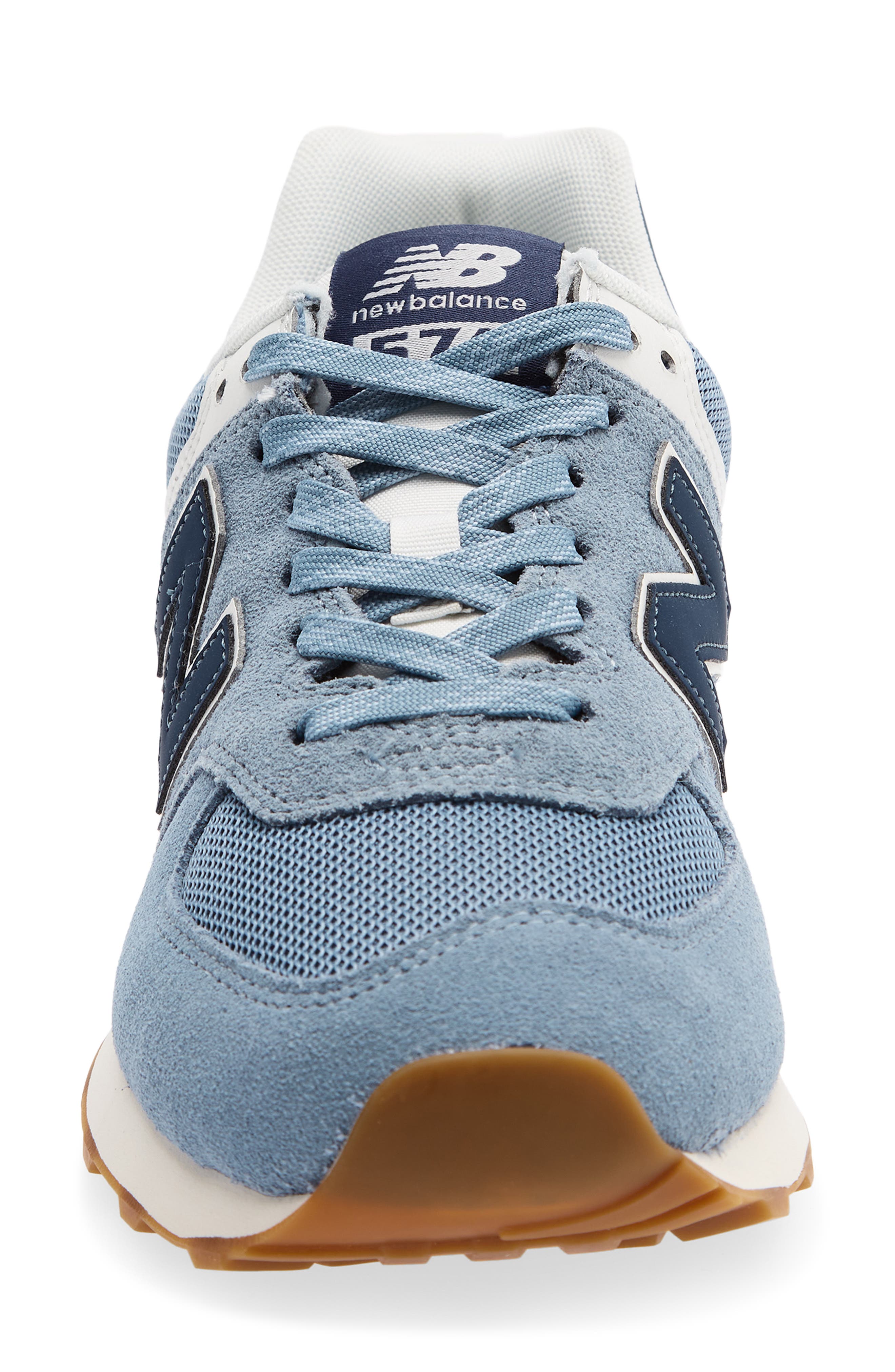 574 Sneaker, Alternate, color, NB NAVY/ LIGHT ARCTIC GREY