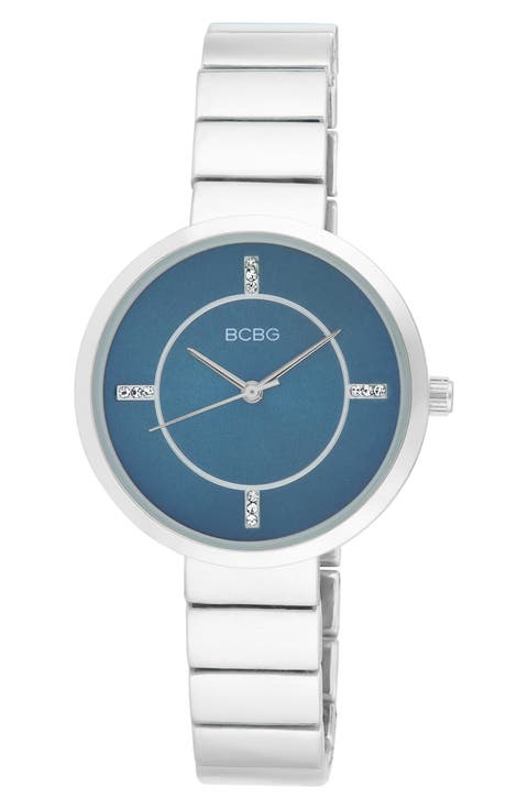 Crystal Bracelet Strap Watch, 36mm