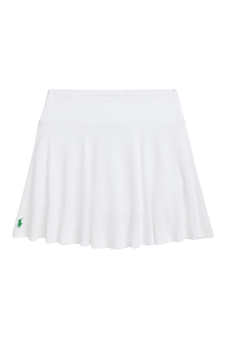 Kid's Pleated Piqué Tennis Skort, Main, color, WHITE