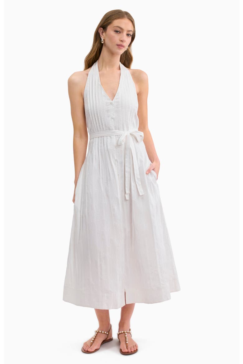 Marianne Halter Dress, Main, color, Ivory