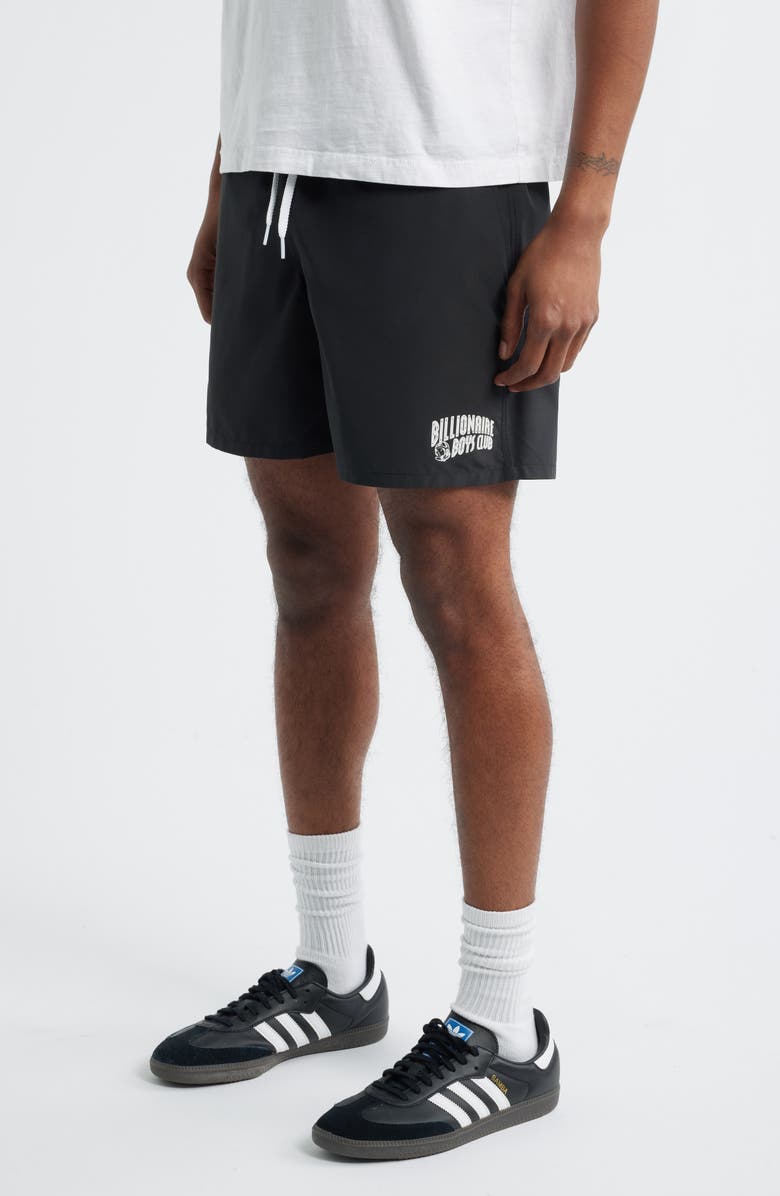 Billionaire Boys Club BB Curve Drawstring Shorts, Alternate, color, Black