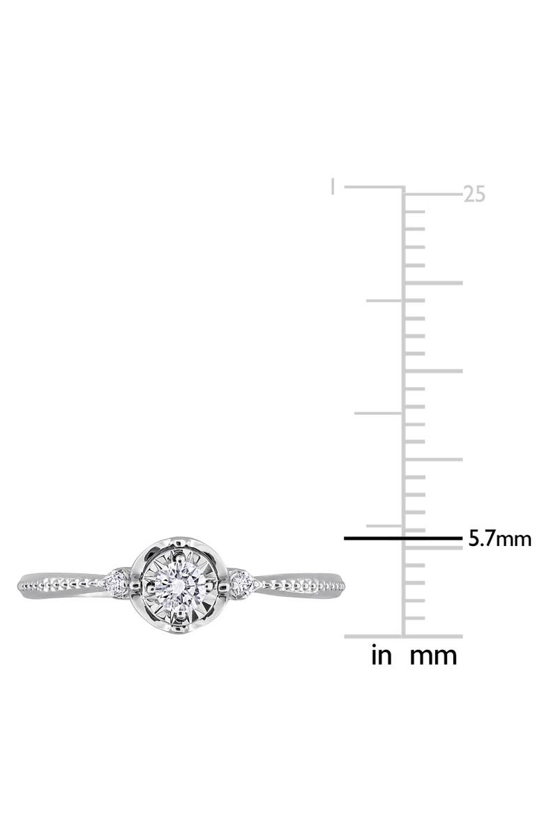 Julianna B. Lab-Grown Diamond 3-Stone Engagement Ring 18k, Alternate, color, 