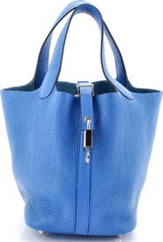 Pre-Owned Hermes Picotin Lock Bag Clemence PM