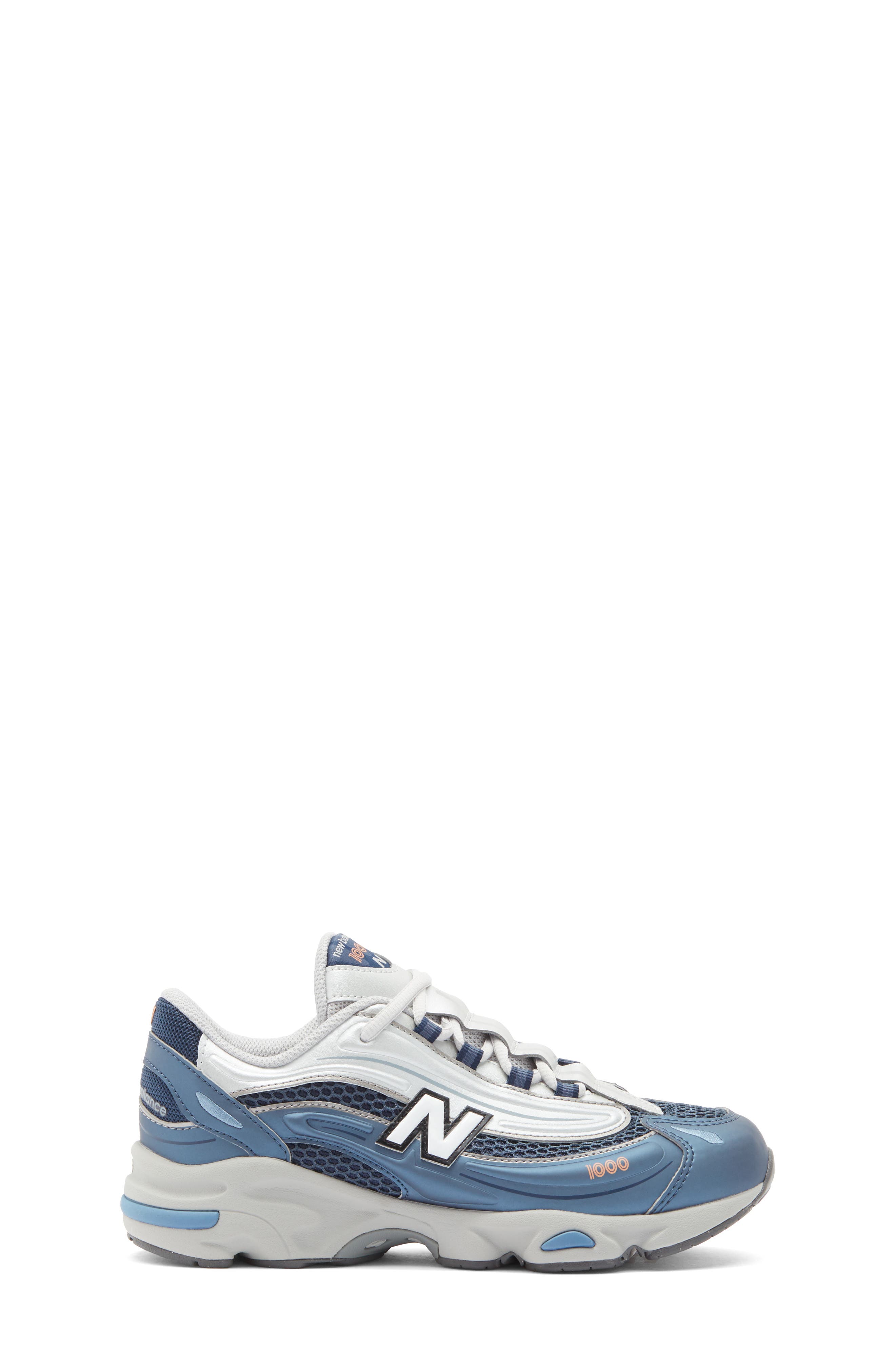 New Balance Kids' 1000 Sneaker, Alternate, color, Vintage Indigo/ Silver