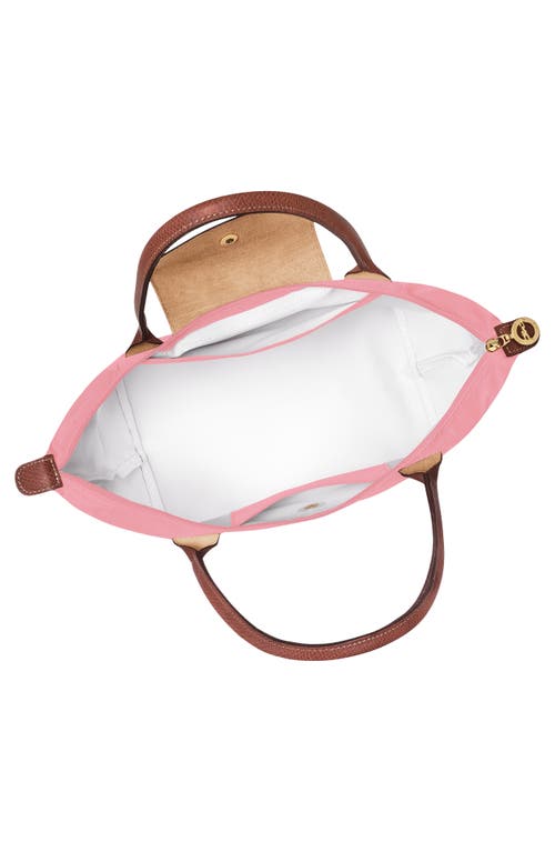 Shop Longchamp Medium Le Pliage Nylon Shoulder Tote In Marshmallow