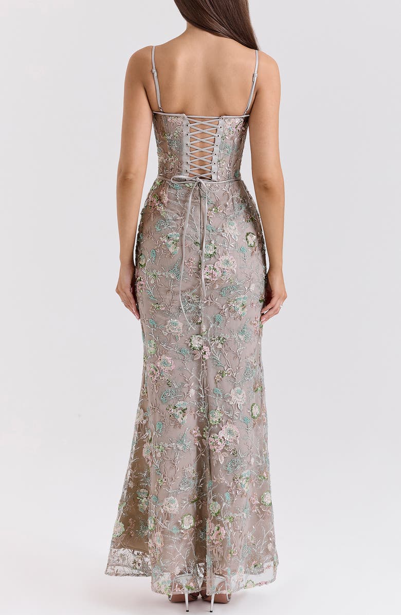 Naima Embroidered Sequin Mermaid Gown