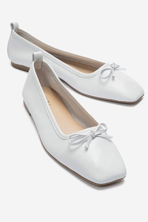 Sosa Leather Ballet Flat