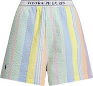 Polo Ralph Lauren Cotton Seersucker Boxer Pajama Shorts