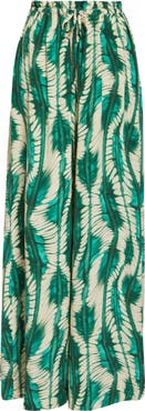 Ulla Johnson Sawyer Print Wide Leg Pants