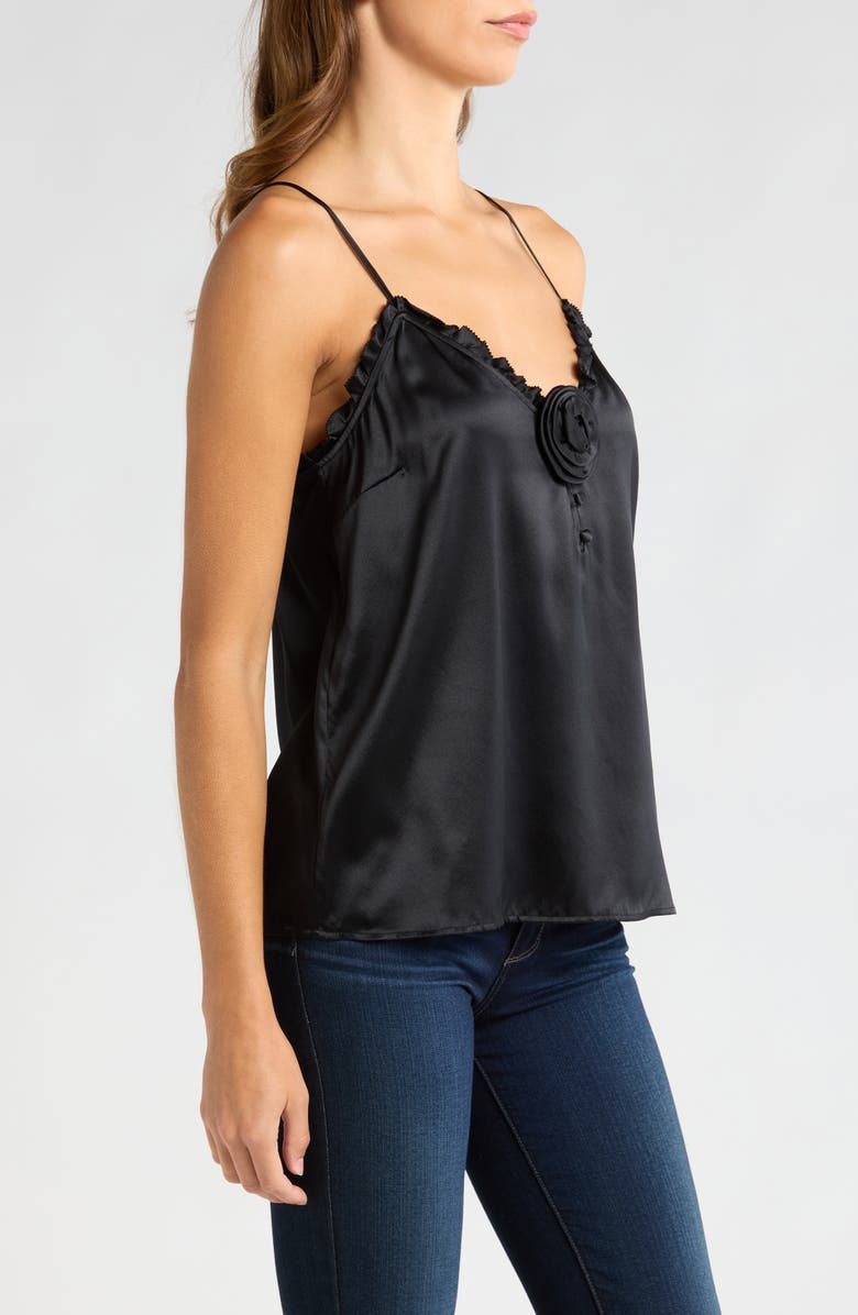 PAIGE Reina Rosette Silk Camisole, Alternate, color,