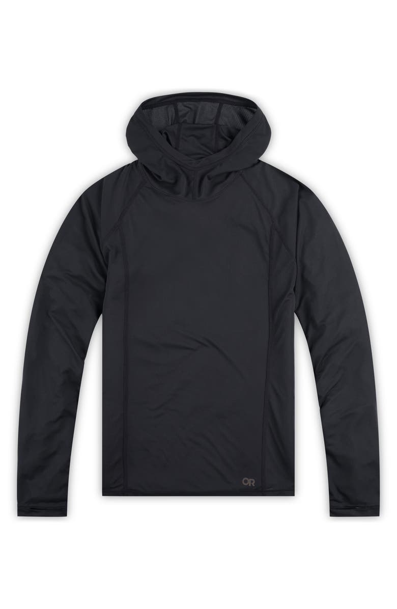 Outdoor Research Echo Raglan Sleeve Hoodie, Alternate, color, Black