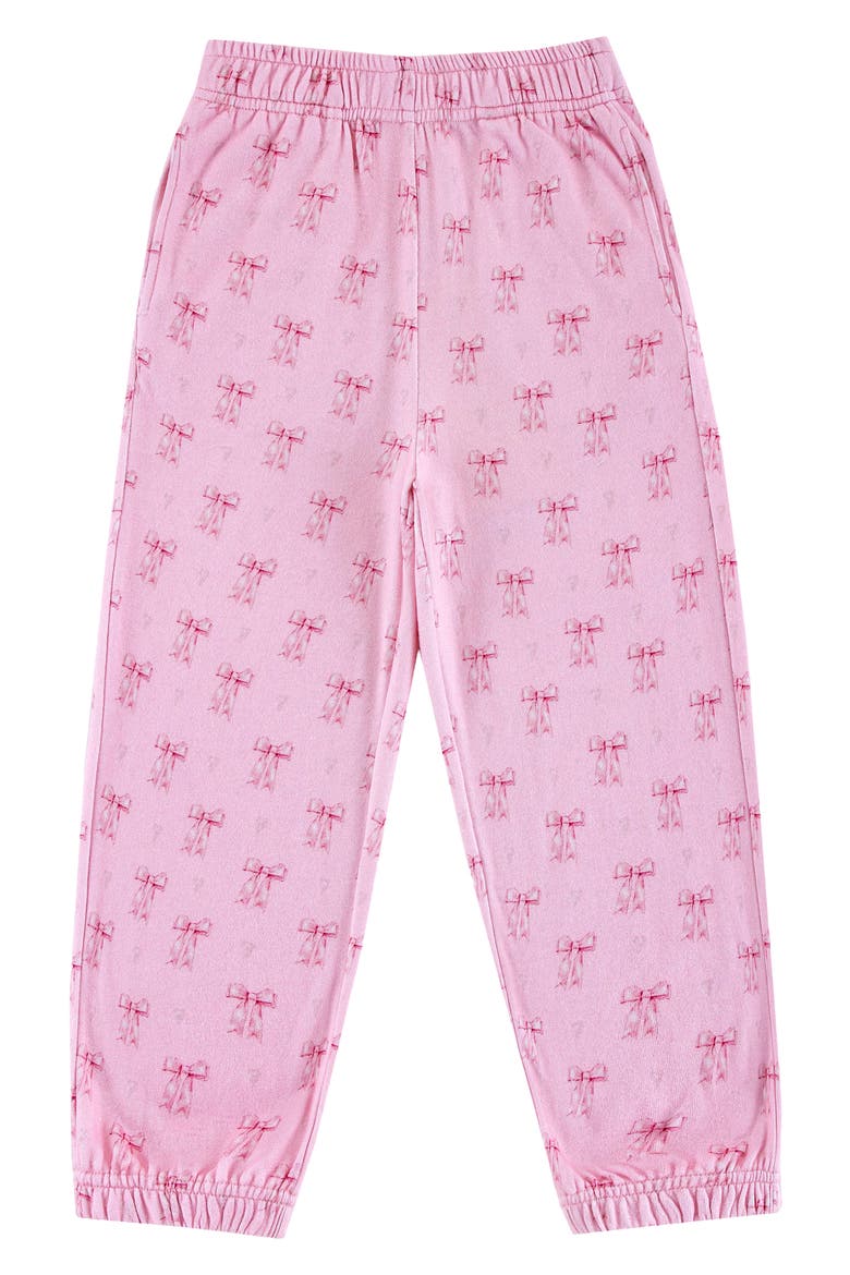 Kids' Soft Fleece Zip Joggers, Alternate, color, PINK