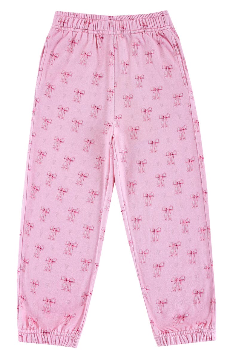 CALONIE Kids' Soft Fleece Zip Joggers, Alternate, color, Pink