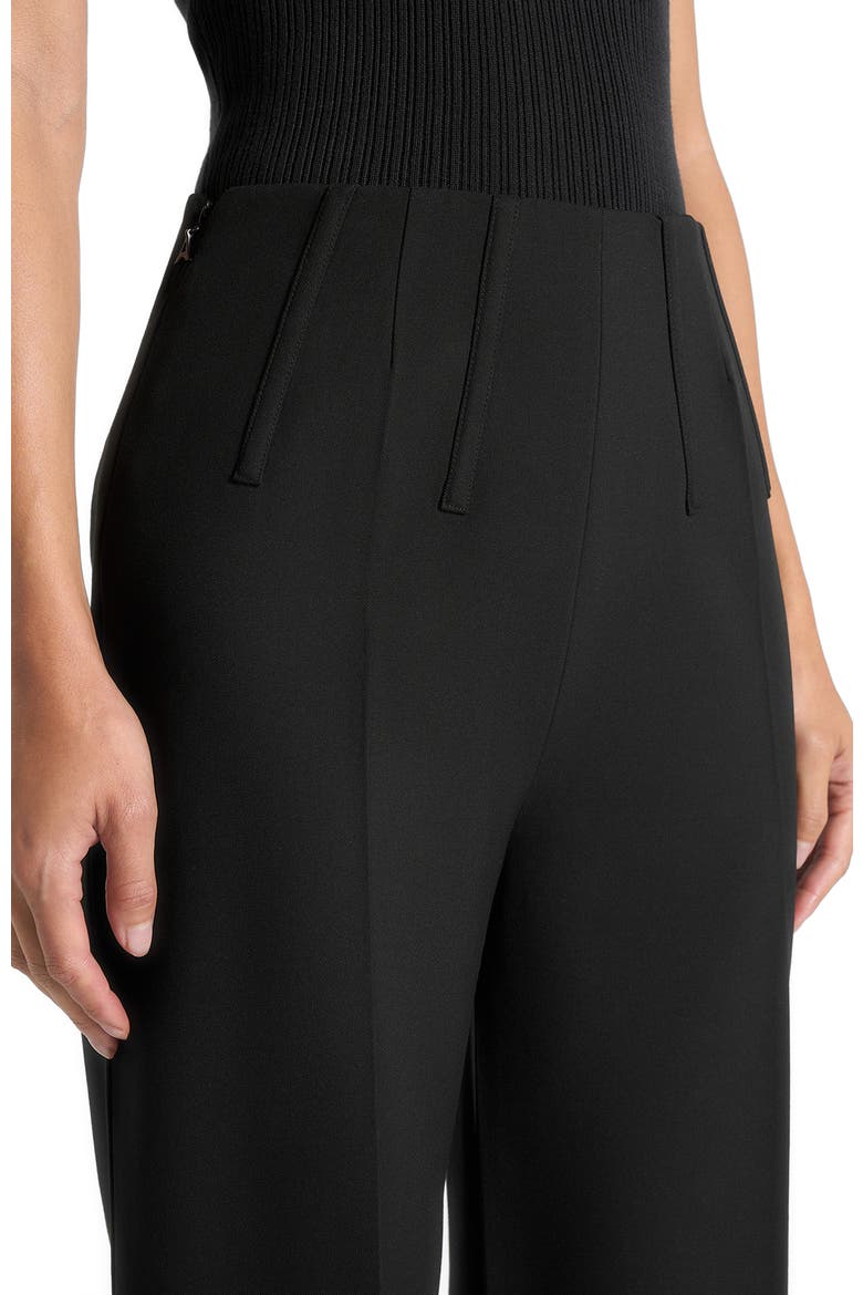 Rafaela Corset Waist Tailored Trousers, Alternate, color, Black