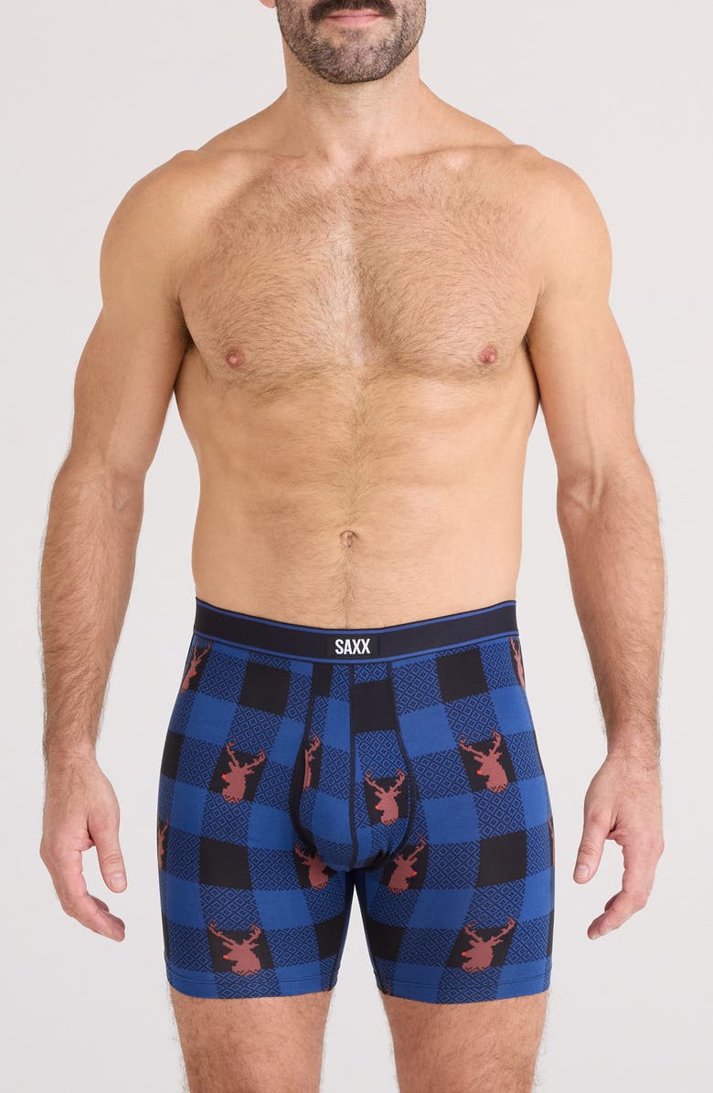 SAXX Daytripper 2-Pack Boxer Briefs, Main, color, Nose So Brite/ Black