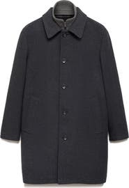 MANGO Wool Blend with Removable Courduroy Bib