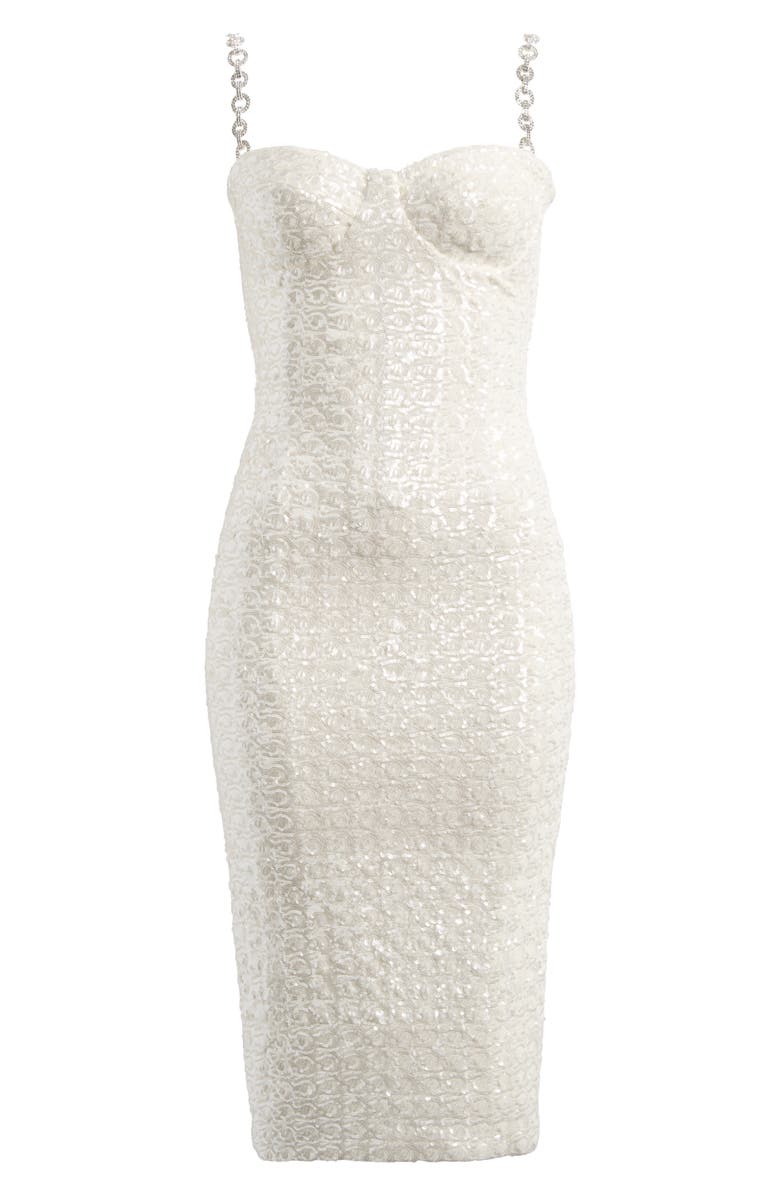 NADINE MERABI Nina Embellished Body-Con Cocktail Dress, Alternate, color, 