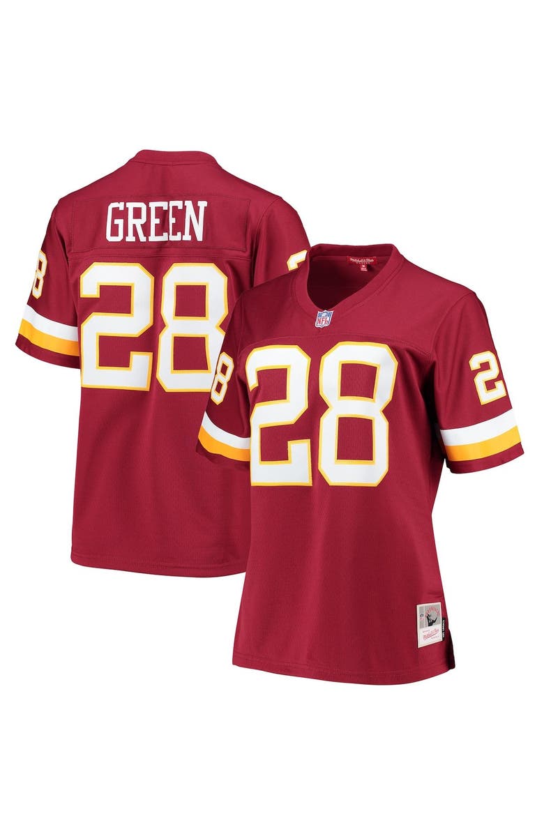 Mitchell & Ness Women's Mitchell & Ness Darrell Green Burgundy Washington Football Team Legacy Replica Player Jersey, Main, color, Burgundy