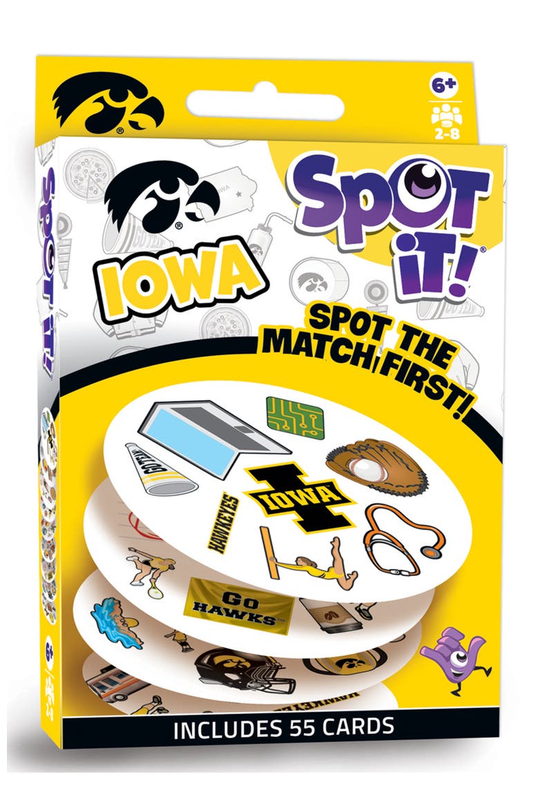 Iowa Hawkeyes Spot It! Card Game, Main, color, Multicolor