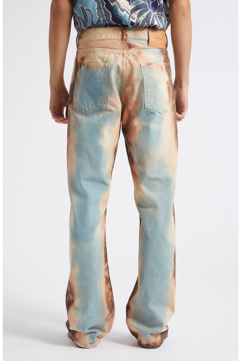 Straight Leg Jeans, Alternate, color, PEACH