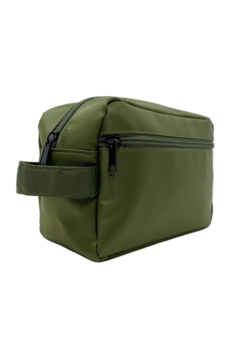 Youzey Olive Green Toiletry Bag, Alternate, color, Green