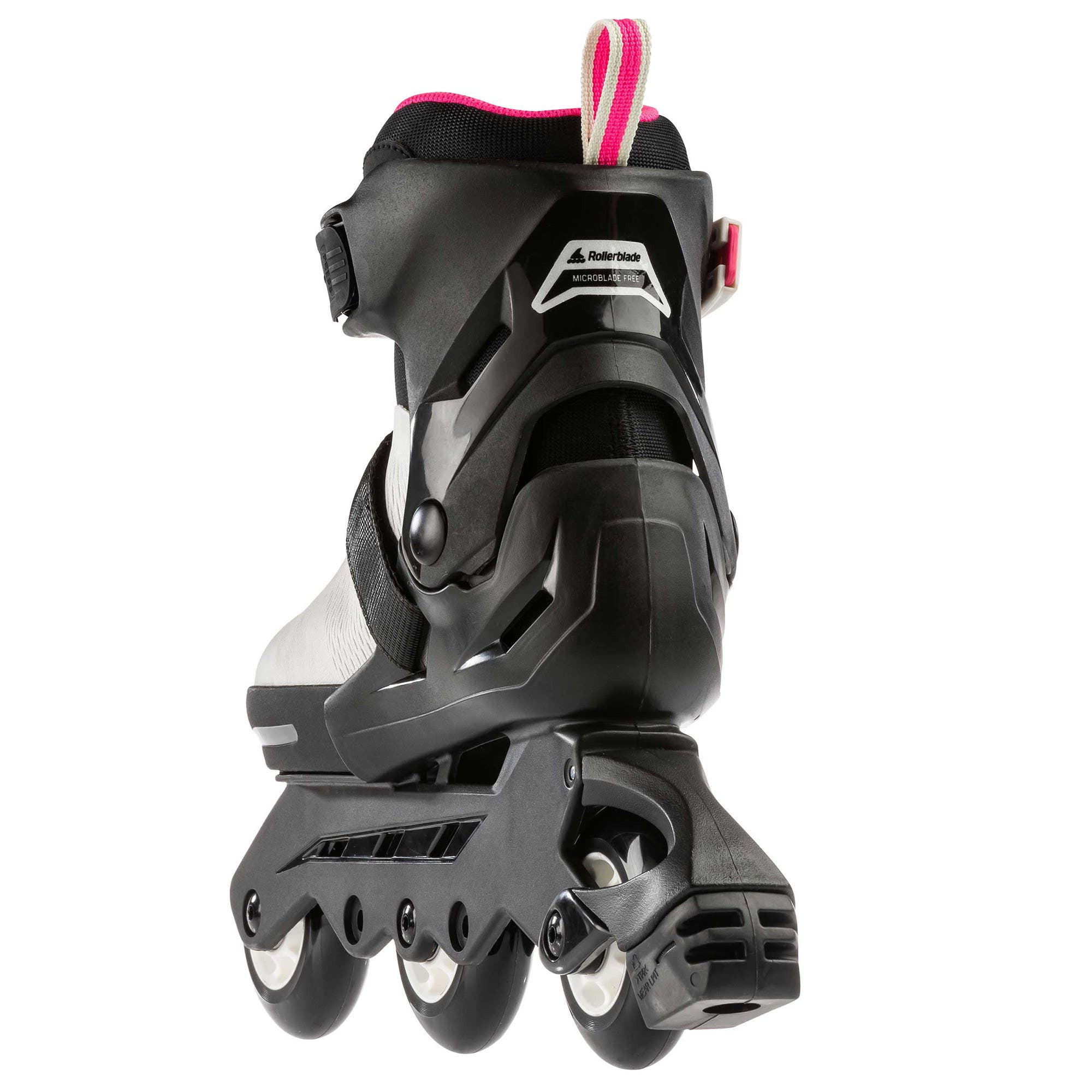 Rollerblade Microblade Free 3WD Girls Adjustable Inline Skates, Alternate, color, Grey/Pink