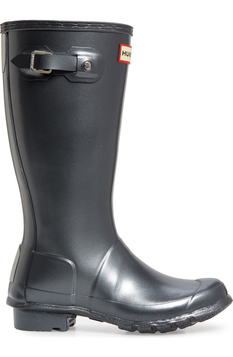 Hunter Kids' Original Nebula Waterproof Rain Boot, Alternate, color,
