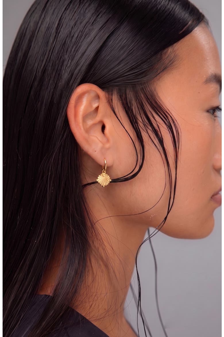 Conquela Midi Hoops In Gold, Alternate, color, Gold