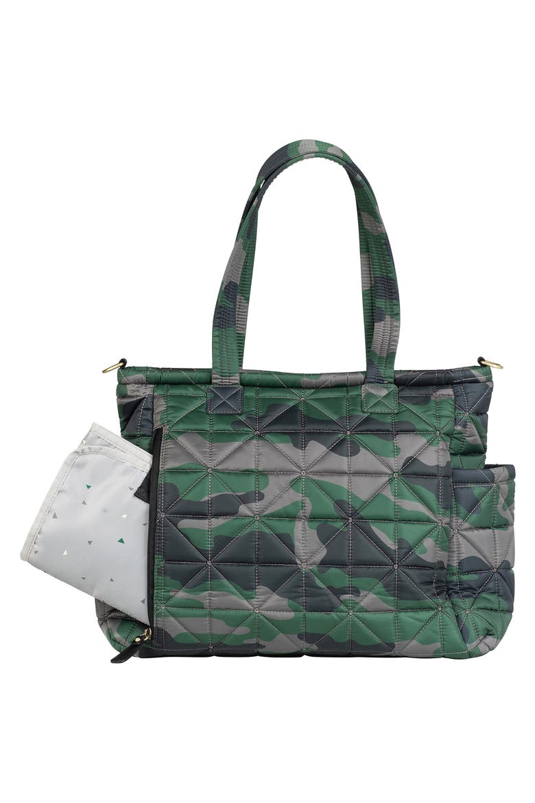 Love Water Resistant Diaper Tote, Alternate, color, CAMO PRINT