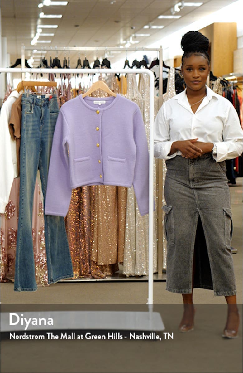 Crop Knit Cardigan, sales video thumbnail