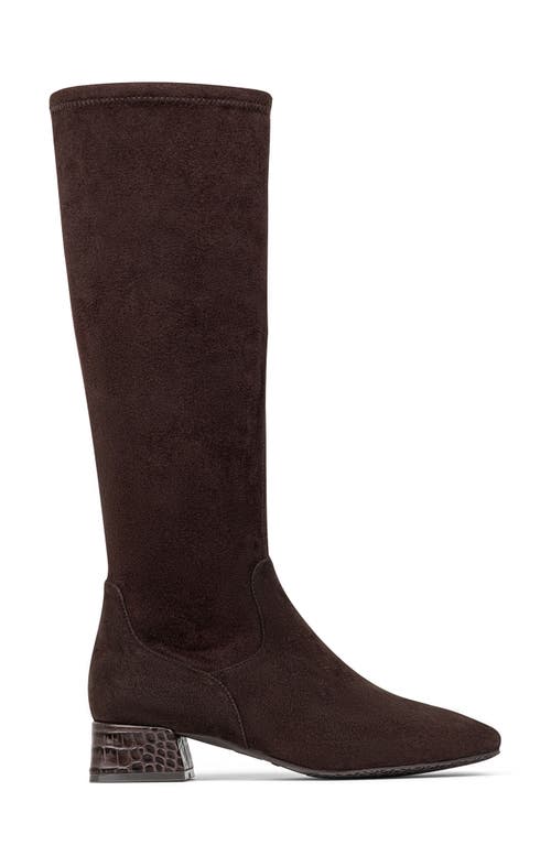 Donald Pliner Avera Knee High Boot In Dark Brown
