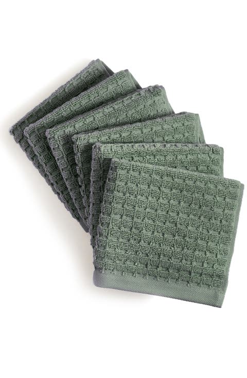 Quick Dry 6-Pack Cotton Washcloths