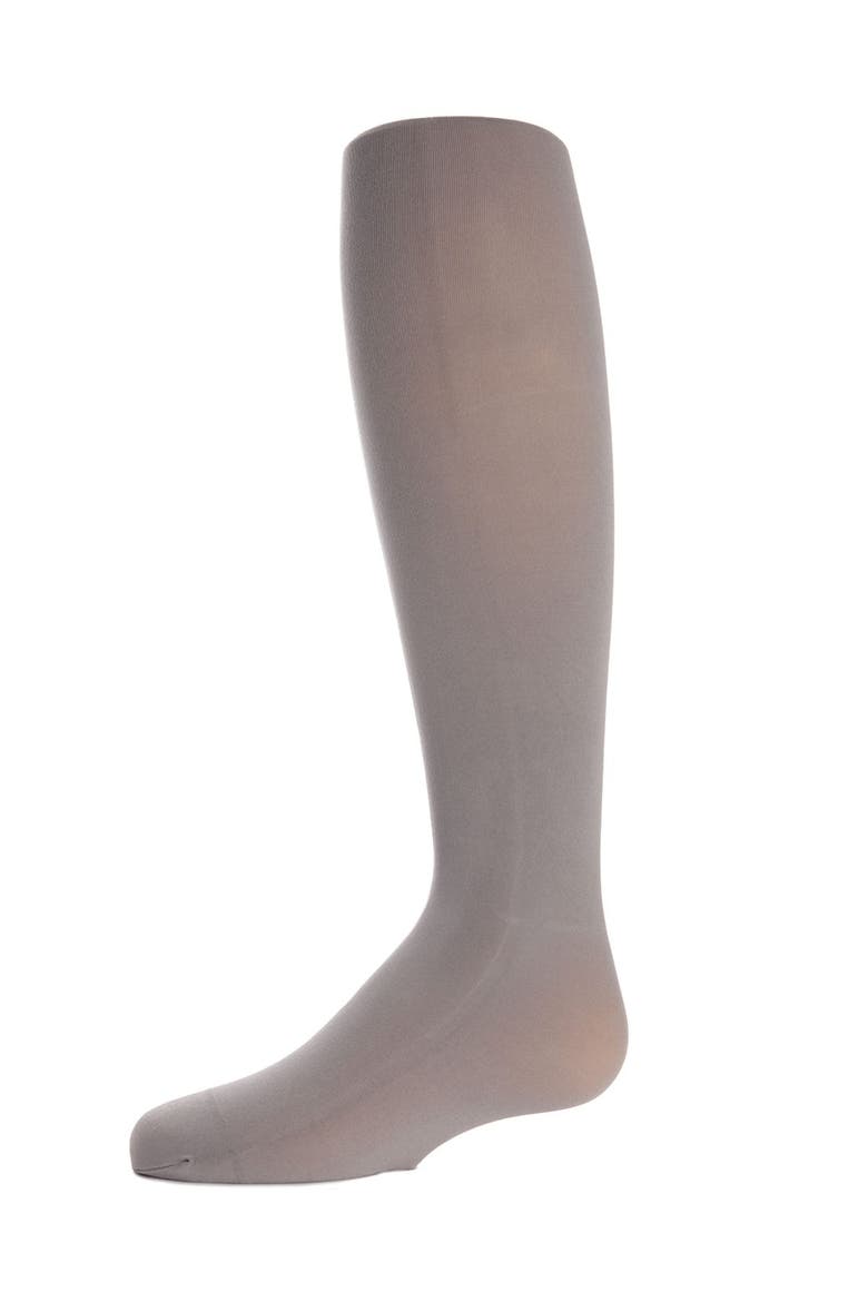 Infant Winter Opaque Nylon Tights, Main, color, Light Gray