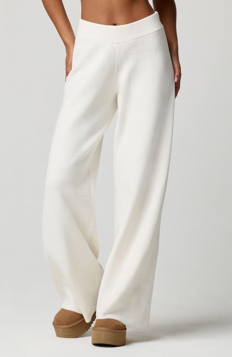 Chenille Wide Leg Pants