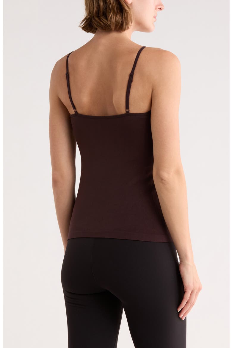 Logo Cami with Metal Trim, Alternate, color, CHOCOLATE PLUM