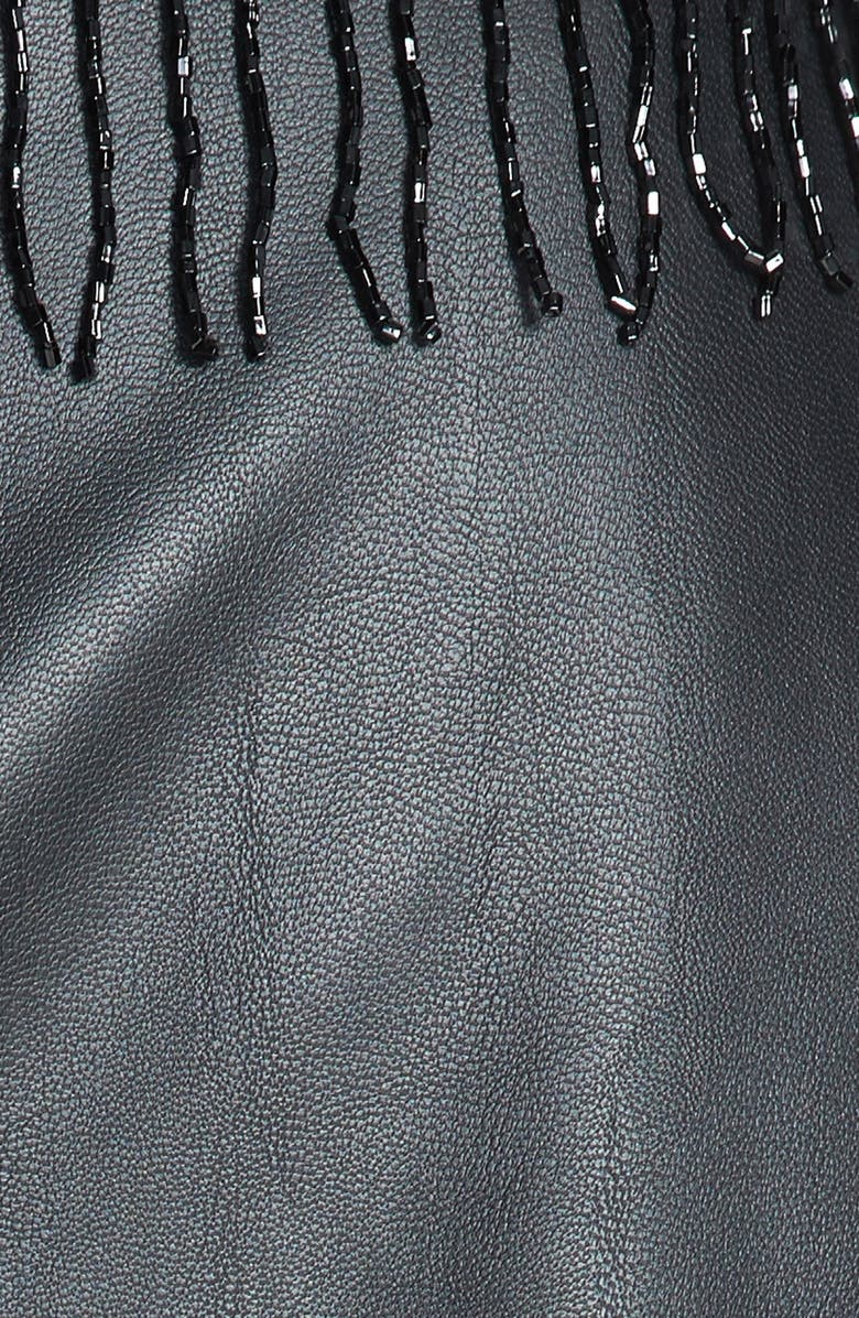 Tildon Faux Leather Flared Midi Skirt, Alternate, color, 