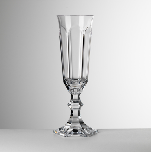 Mario Luca Giusti Dolce Vita Flute Set Of 6 In Clear