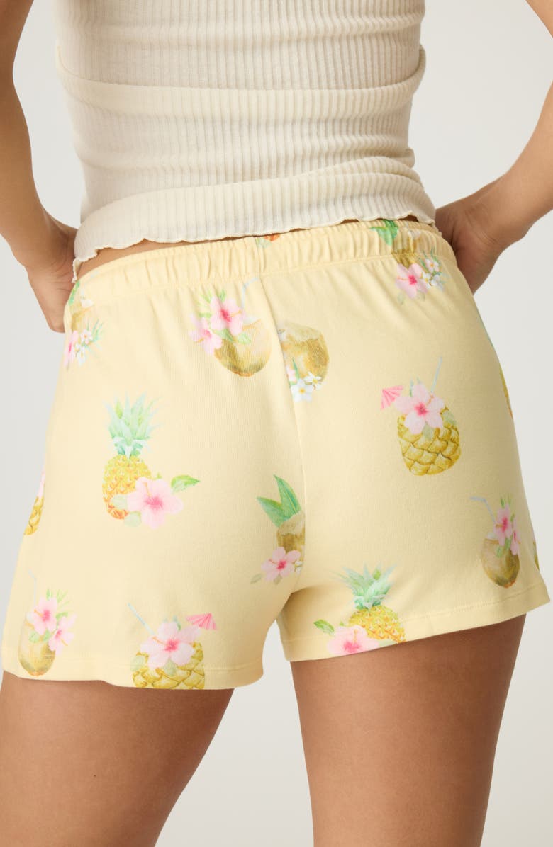 PJ Salvage Aloha Hour Pajama Shorts, Alternate, color, 