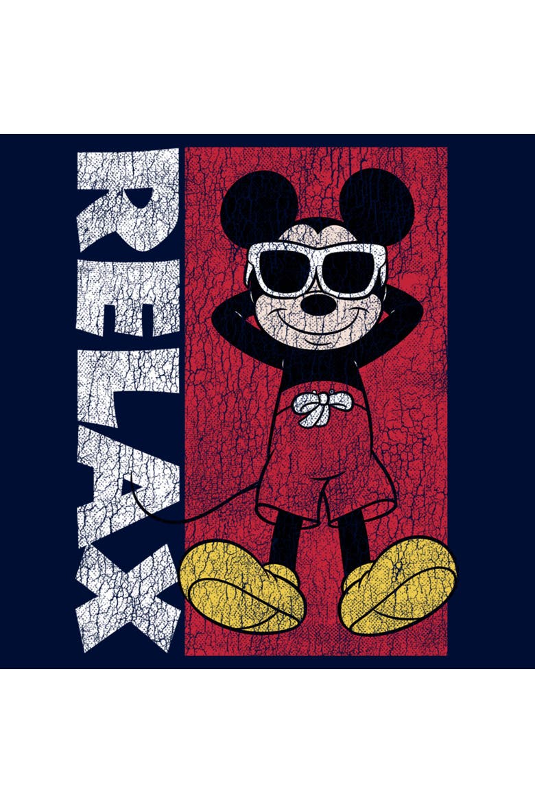 Boy's Mickey & Friends Classic Poses  Graphic T-Shirt, Alternate, color, Navy Blue: Relax