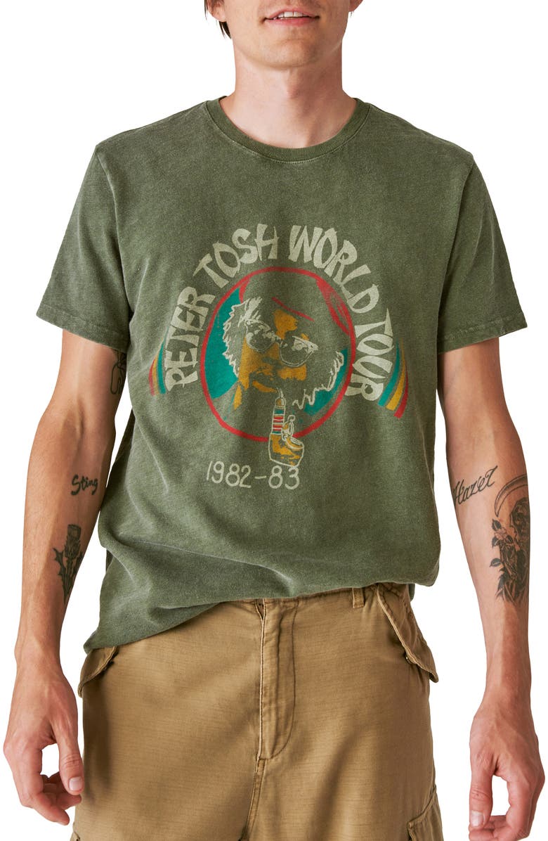 Lucky Brand Peter Tosh Graphic T-Shirt, Main, color,