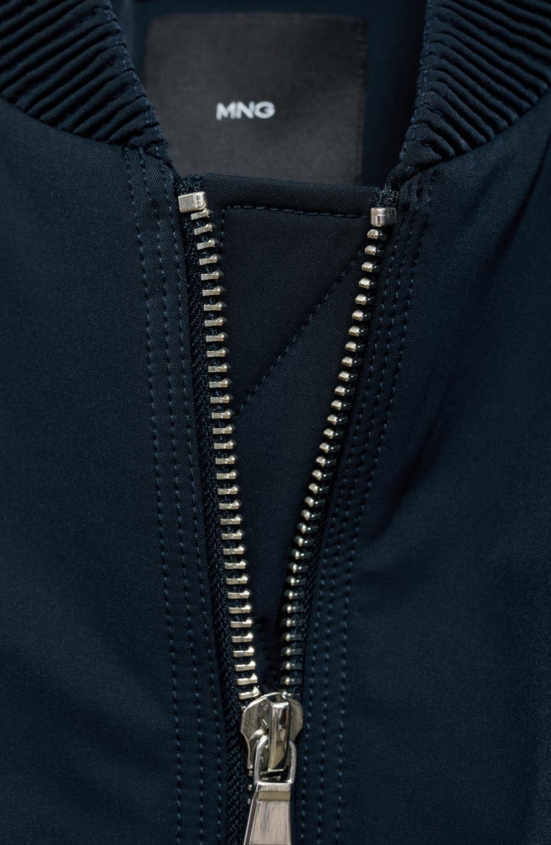 MANGO Two-Way Zip Bomber Jacket, Alternate, color, 